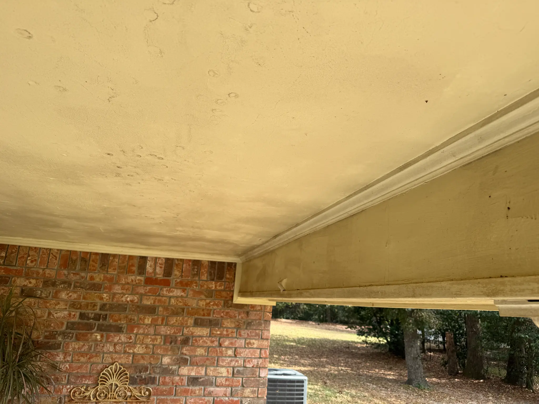 Porch Ceiling Renovation - Before