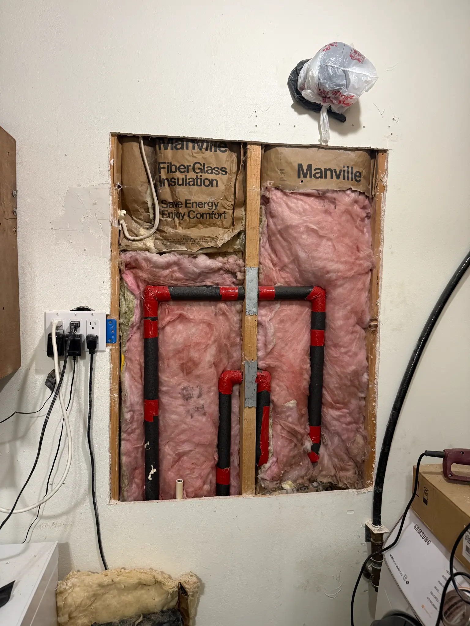 Wall Repair - Before